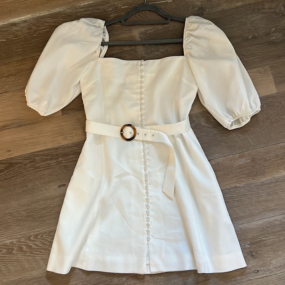 Jonathan Simkhai Emery linen mini dress